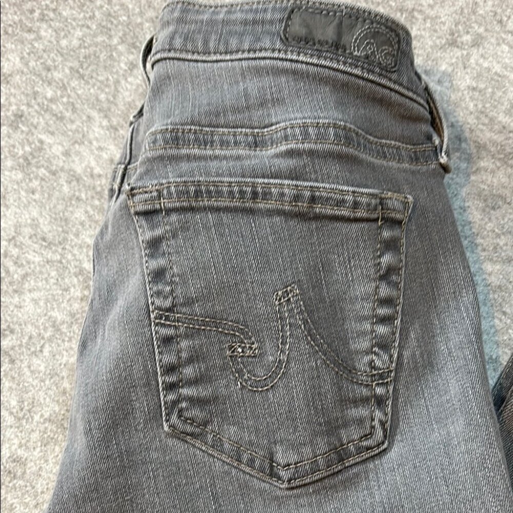 AG The Camila Super Skinny Jeans โ Size 27R | Distressed Gray ๐ - Picture 8 of 16